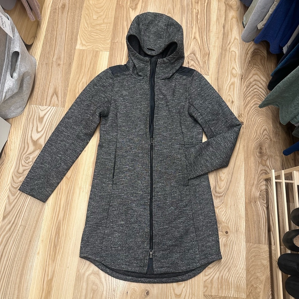 Mia Melon Women's Charcoal Hooded Jacket
